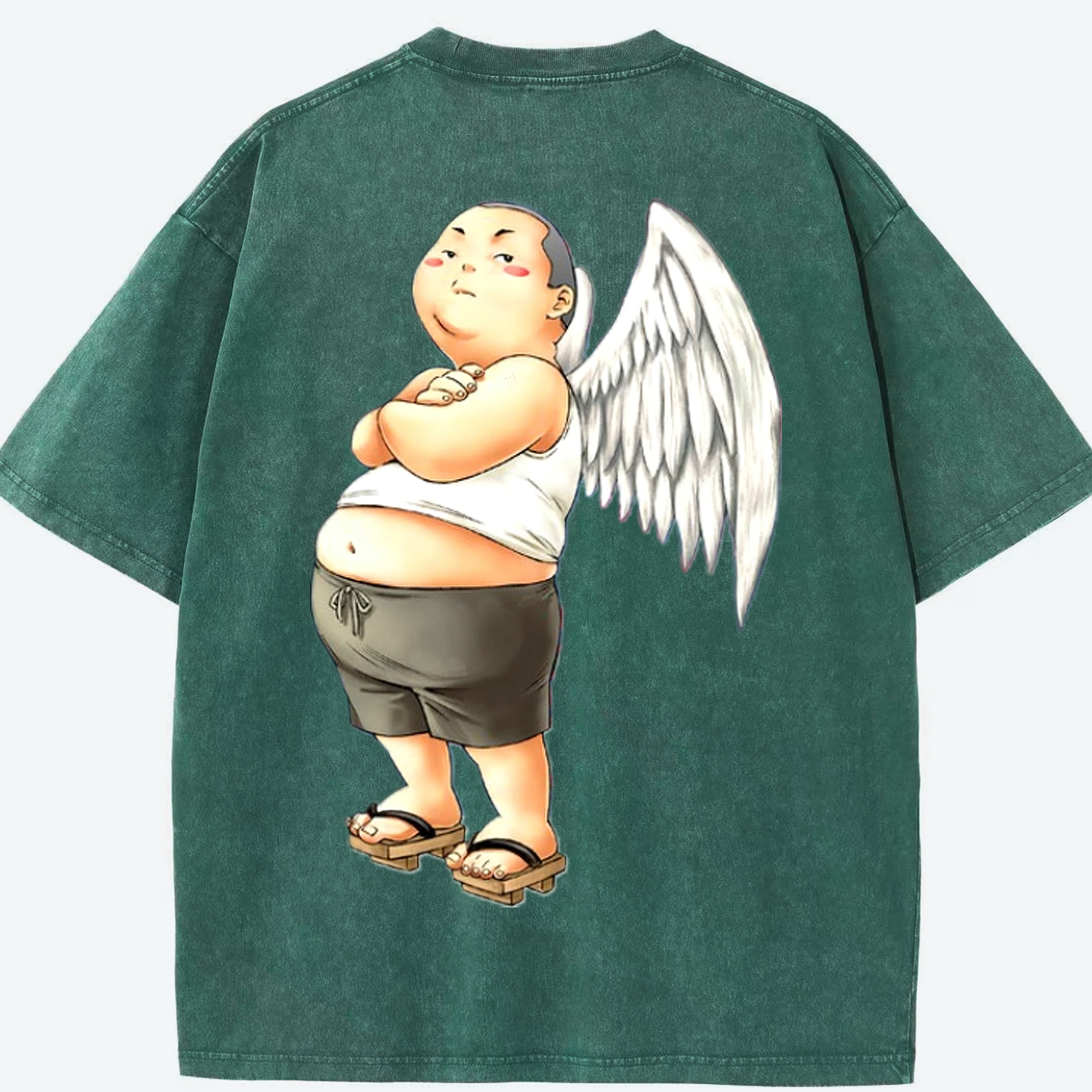 （画像用） 遊☆戯☆王 Yu-Gi-Oh! 綿100% ヴィンテージ風 半袖Tシャツ（背面プリント）